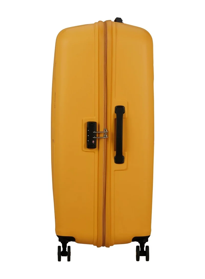 AMERICAN TOURISTER Ellipso Suitcase, Check-In Size 68 cm / 25 inch, 4 Spinner Wheels, Hard Top, Polypropylene, Apricot Blush|Lightweight|Scratch Resistant Texture|Shoe & Laundry Bag|TSA Lock - 3 Years International Warranty